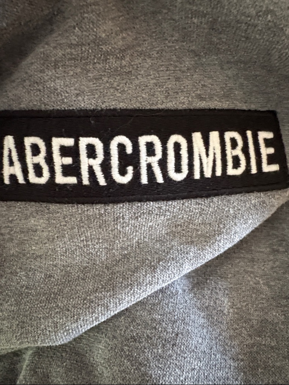 Abercrombie Gray and Black Ombre Hoodie